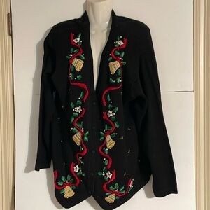 Victoria Jones Women’s 1X button down vintage sweater